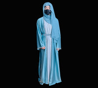 Abaya Élégante en Satin Premium – Confort et Raffinement